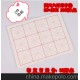 2件免郵 四尺六開米字格宣紙 格子10CM*10CM 12格 書法練習宣紙