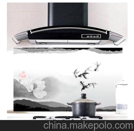 創意廚房防油貼紙-荷花#yphc-80984