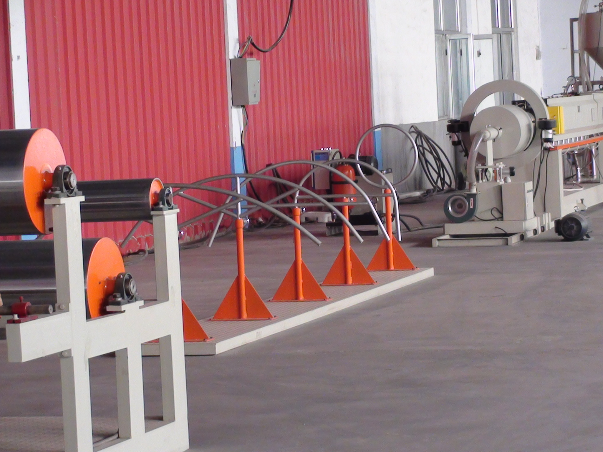 CE認(rèn)證發(fā)泡布機(jī)，發(fā)泡布生產(chǎn)線，山東珍珠棉機(jī)