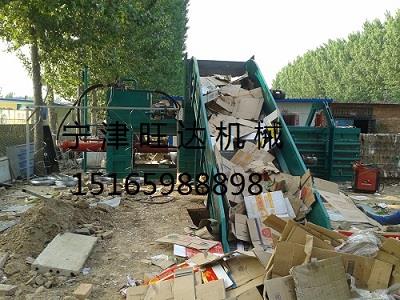 供應(yīng)新款廢紙打包機報價廢紙殼打包機寧津旺達精益求精