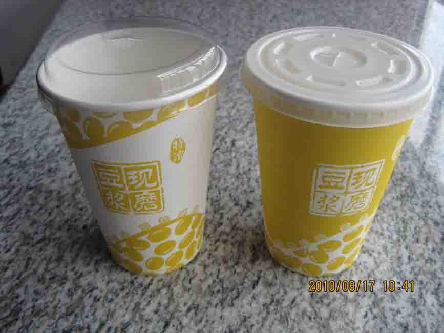 揭陽紙杯批發－揭陽紙杯設計定做-揭陽廣告奶茶杯－揭陽豆漿杯批發現貨4000只起