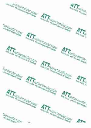 T恤轉印紙,ATT淺色轉印紙，燙畫紙，燙畫機，ATT淺色A3紙