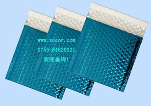 物美價(jià)優(yōu)郵寄包裝袋，藍(lán)色鋁膜復(fù)合氣泡袋，防震氣泡信封袋圖片