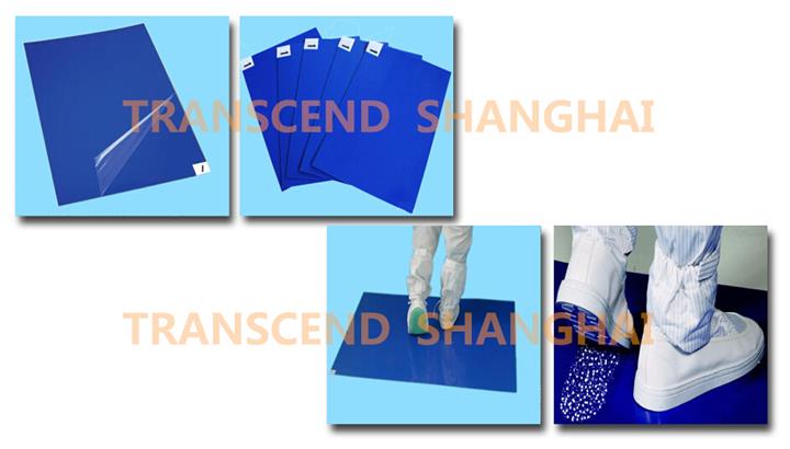 高粘度地墊粘塵除塵墊藍色灰色綠色65*115出口品質定制尺寸