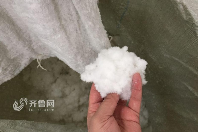 散漿，疑似成人紙尿褲填充物