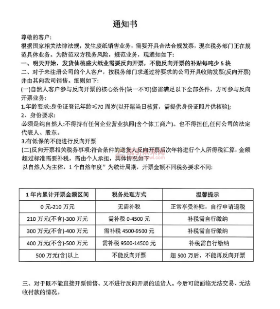 收貨通知 湖北仙桃